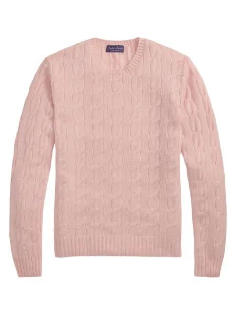 cable-knit crew-neck sweater by RALPH LAUREN