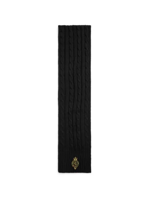 cable-knit scarf by RALPH LAUREN