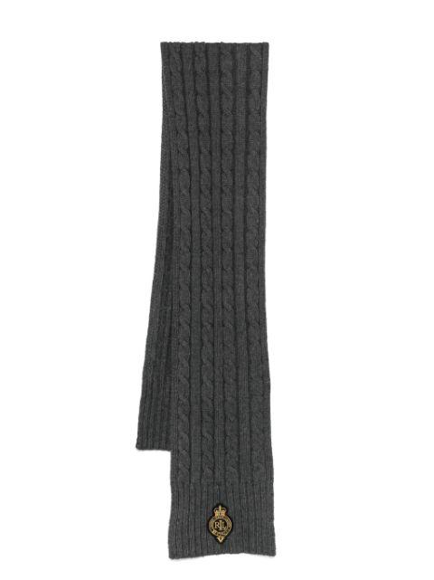 cable-knit scarf by RALPH LAUREN