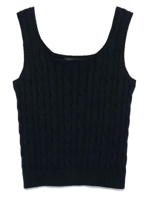 cable-knit top by RALPH LAUREN