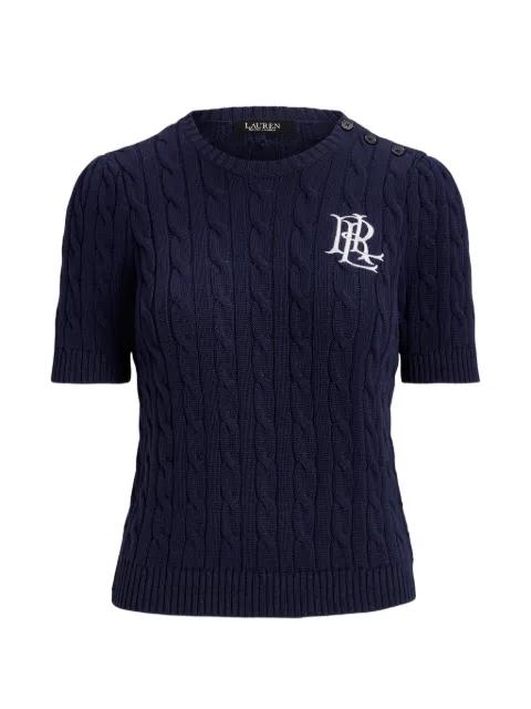 cable-knit top by RALPH LAUREN