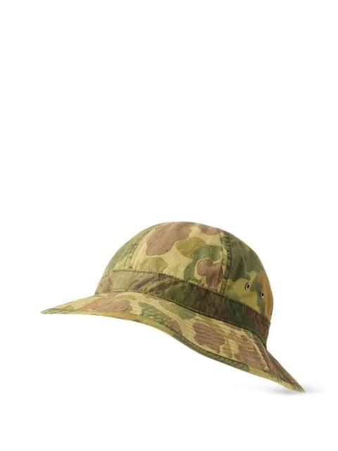 camouflage-print bucket hat by RALPH LAUREN