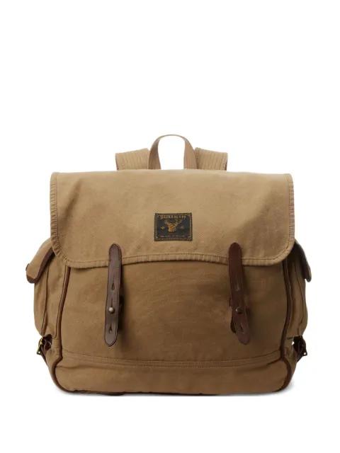 canvas flap backpack by RALPH LAUREN