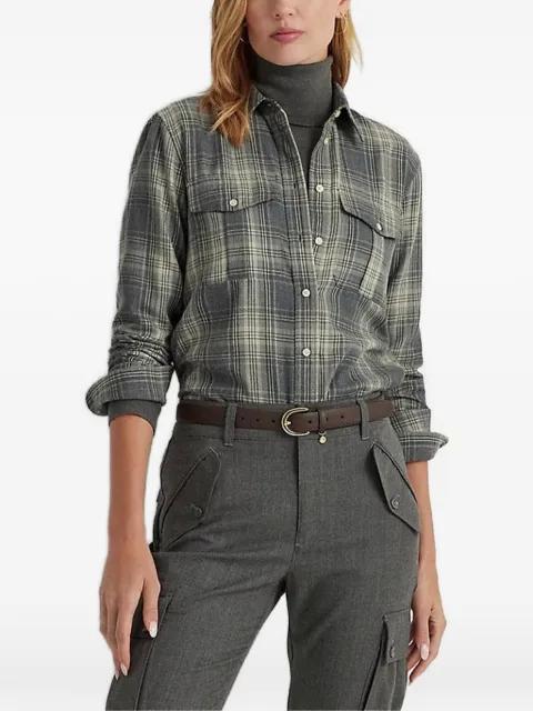 check-pattern shirt by RALPH LAUREN