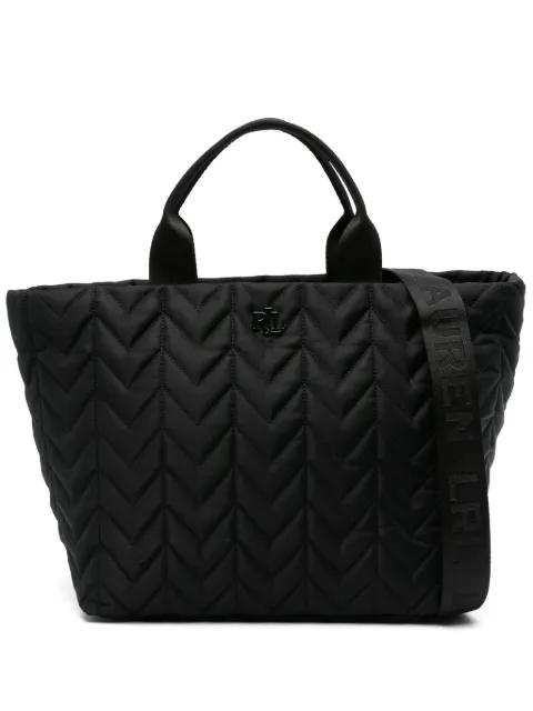 chevron-quilted tote bag by RALPH LAUREN