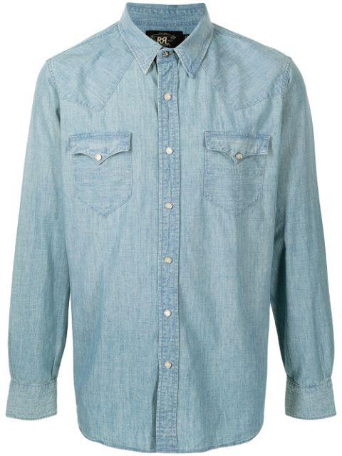 classic collar denim shirt by RALPH LAUREN