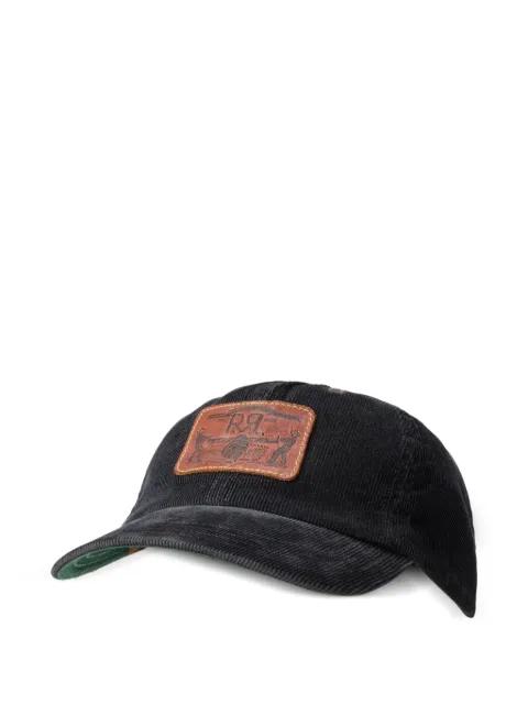 corduroy logo-patch cap by RALPH LAUREN
