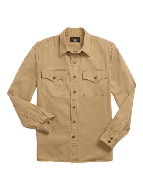 cotton utility shirt by RALPH LAUREN
