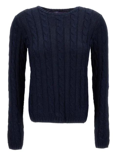 crew-neck cable-knit sweater by RALPH LAUREN