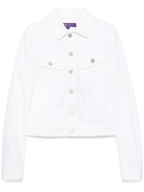 cropped denim jacket by RALPH LAUREN