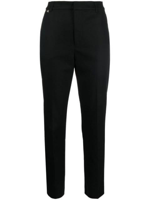 cropped tailored-cut trousers by RALPH LAUREN