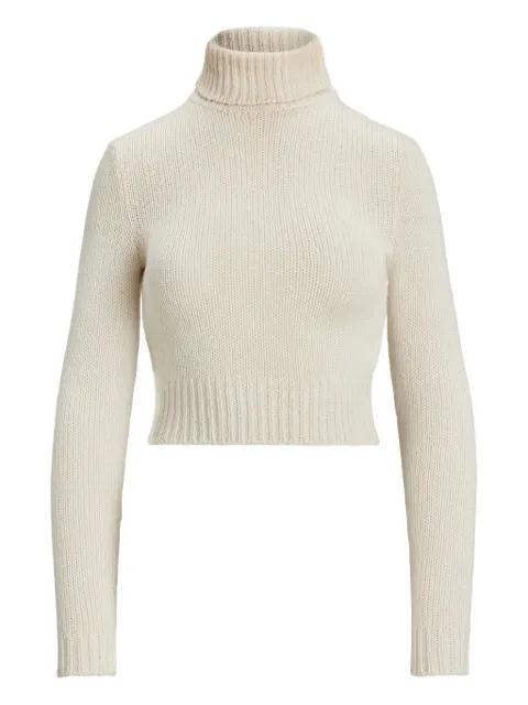 cropped turtleneck jumper by RALPH LAUREN