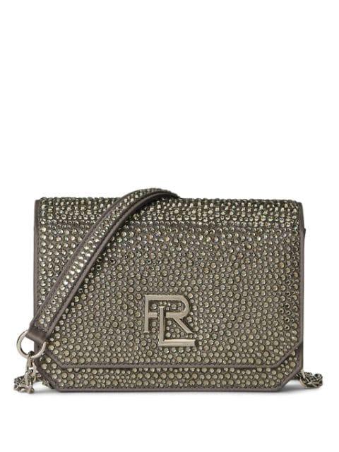 crystal-embellished satin bag by RALPH LAUREN