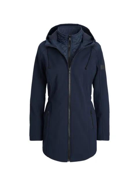 drawstring-waist hoodied coat by RALPH LAUREN