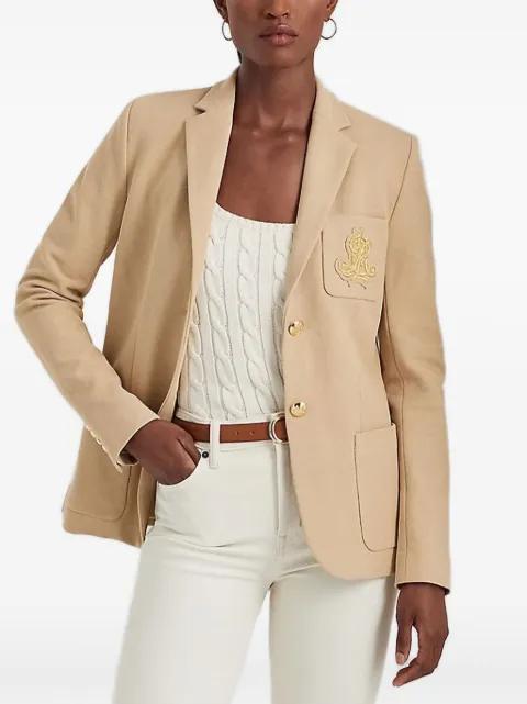 embroidered blazer by RALPH LAUREN