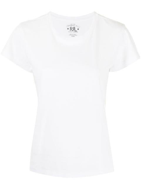 embroidered logo cotton T-shirt by RALPH LAUREN