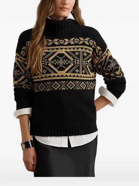 fair isle roll neck sweater by RALPH LAUREN