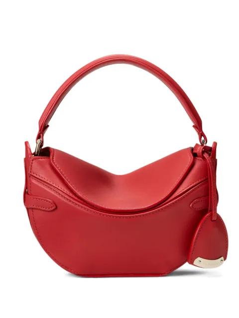 flap leather mini bag by RALPH LAUREN