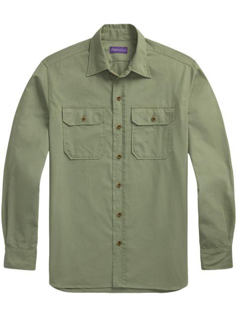 flap-pocket shirt by RALPH LAUREN