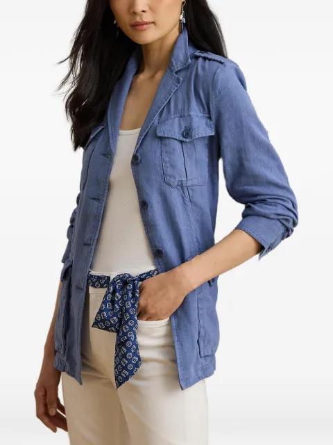 flap-pockets jacket by RALPH LAUREN