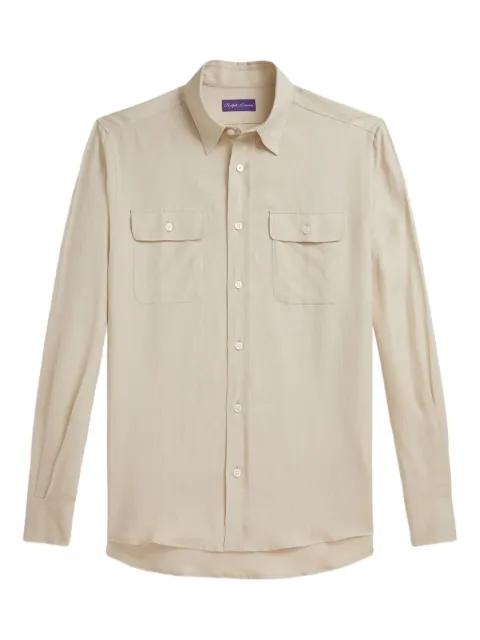 flap-pockets shirt by RALPH LAUREN