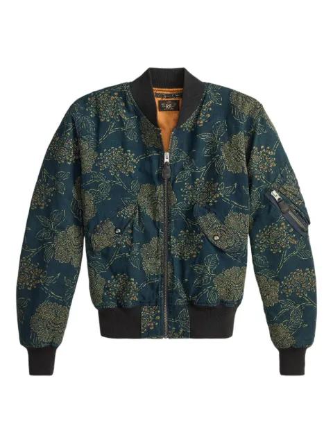 floral bomber jacket by RALPH LAUREN