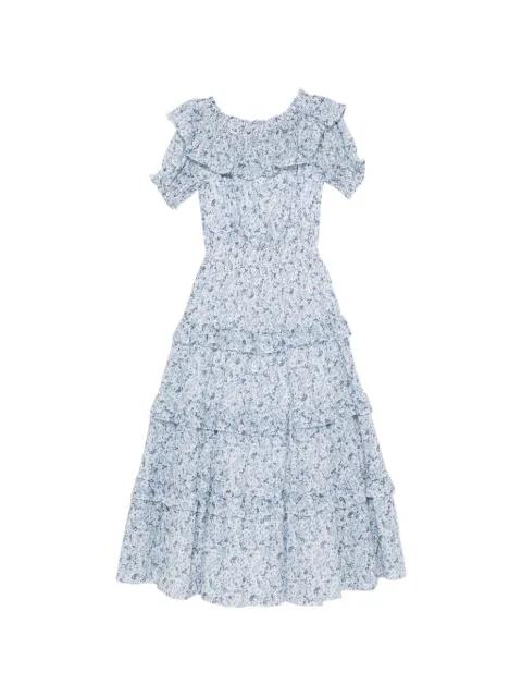 floral-print ruffled dress by RALPH LAUREN