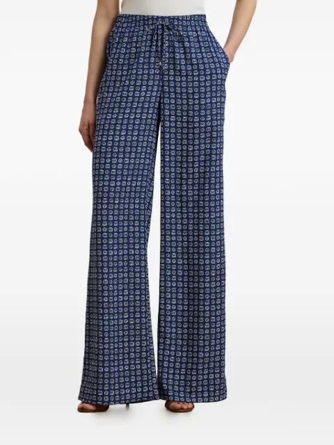 geometric-pattern trousers by RALPH LAUREN