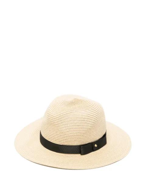 grosgrain-trim bow-detail hat by RALPH LAUREN