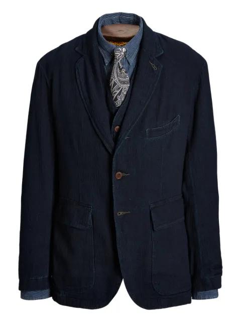 herringbone blazer by RALPH LAUREN