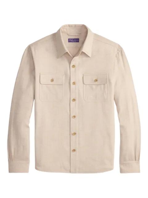 herringbone pocket shirt by RALPH LAUREN