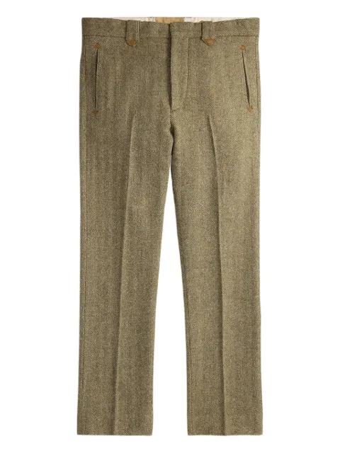 herringbone tailored trousers by RALPH LAUREN