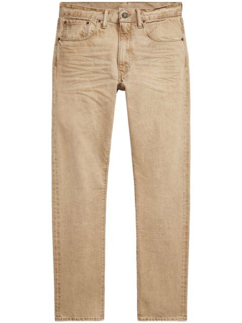 high-waist slim-cut jeans by RALPH LAUREN