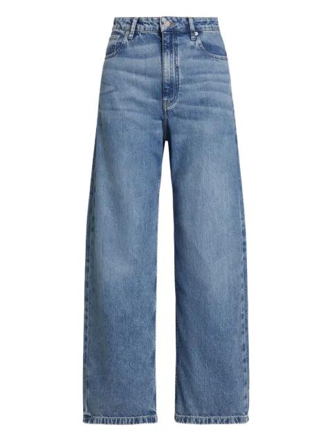 high-waisted wide-leg jeans by RALPH LAUREN