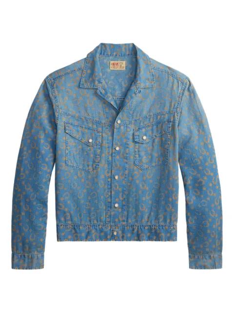 horseshoe-print shirt by RALPH LAUREN