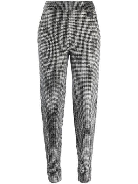 houndstooth-pattern print trousers by RALPH LAUREN