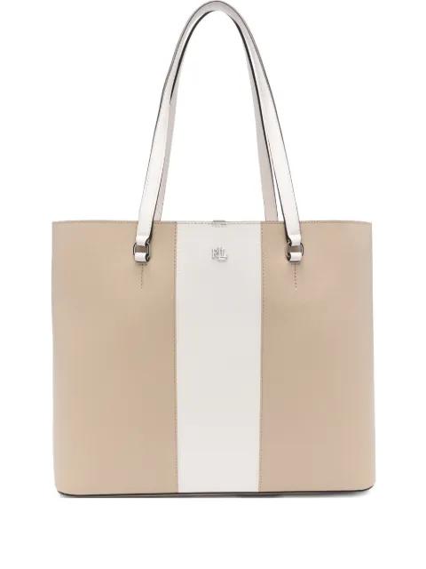 large Karly panelled leather tote bag by RALPH LAUREN