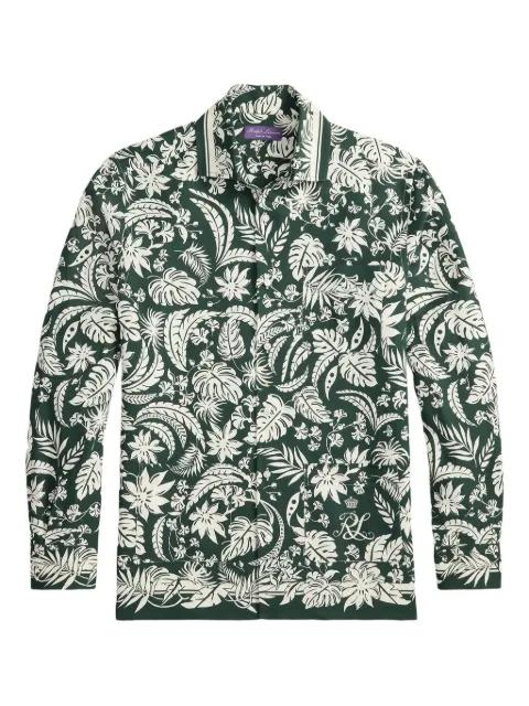 leaf-print shirt by RALPH LAUREN