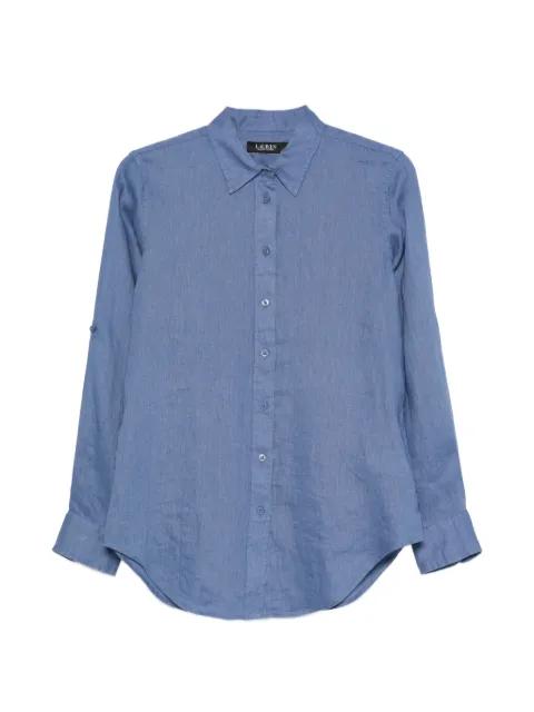 linen long-sleeve shirt by RALPH LAUREN