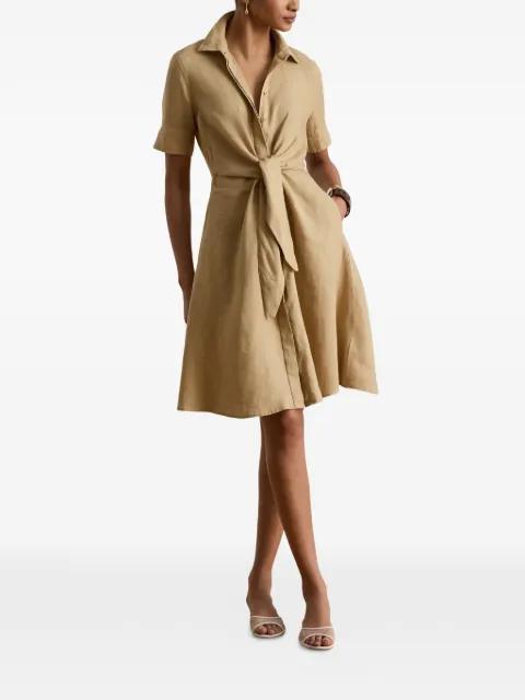 linen midi dress by RALPH LAUREN