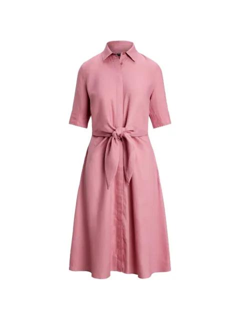 linen midi shirt dress by RALPH LAUREN