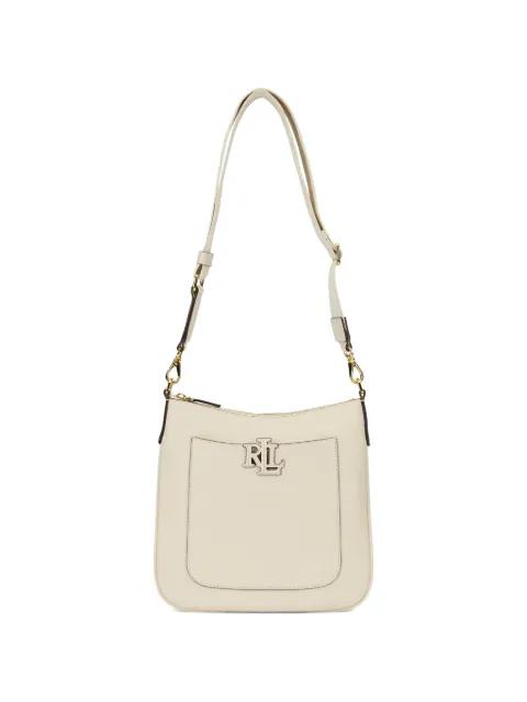 logo adjustable leather shoulder bag by RALPH LAUREN