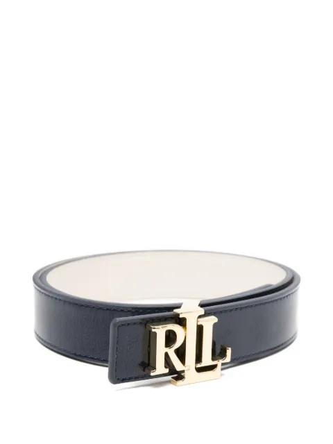 logo-buckle belt by RALPH LAUREN