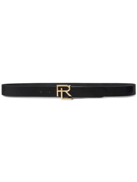 logo-buckle belt by RALPH LAUREN
