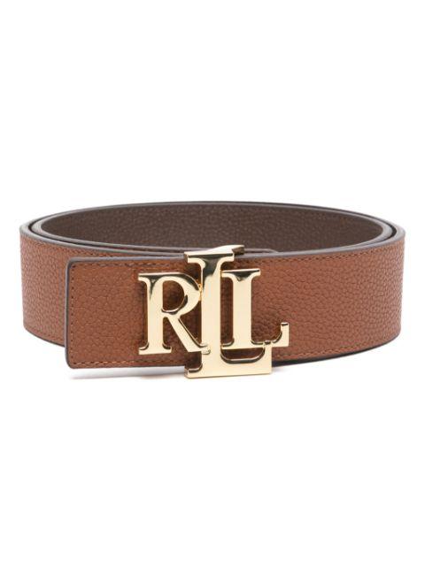 logo-buckle belt by RALPH LAUREN