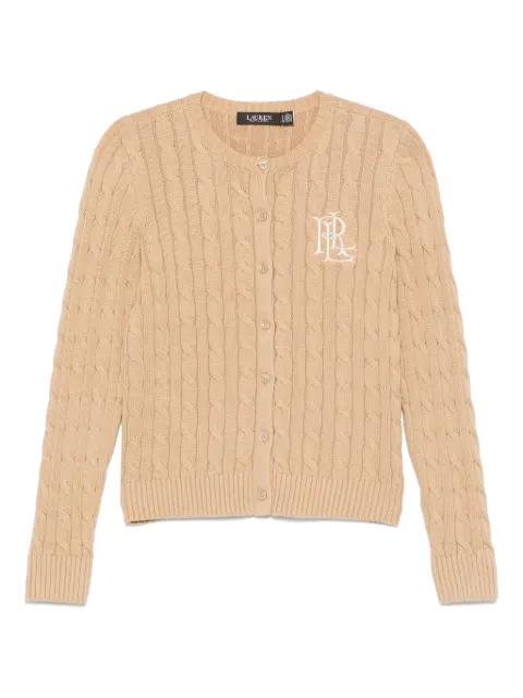 logo-embroidered cardigan by RALPH LAUREN