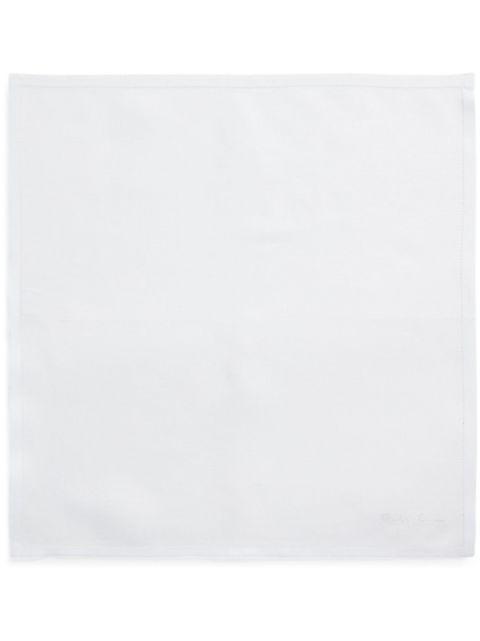 logo-embroidered linen scarf by RALPH LAUREN