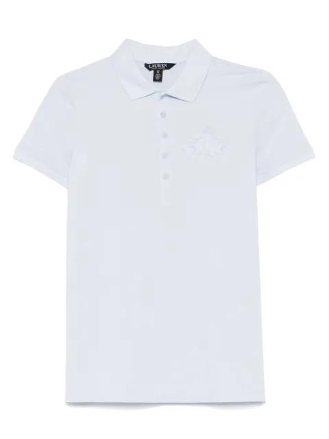 logo-embroidered polo top by RALPH LAUREN