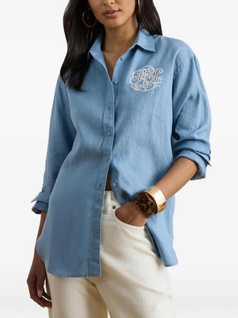 logo-embroidered shirt by RALPH LAUREN