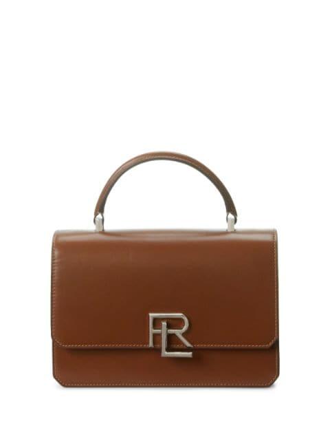 logo-plaque leather crossbody bag by RALPH LAUREN